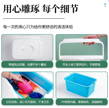 保洁工具收纳箱，你的保洁工具还在乱糟糟的吗？😓